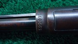RARE ROUND BARRELED WINCHESTER MODEL 90 SLIDE ACTION RIFLE IN 22 LONG - 14 of 19
