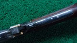 FANTASTIC FACTORY ENGRAVED GOLD INLAID WINCHESTER MODEL 1886 LIGHT WEIGHT RIFLE - 11 of 24