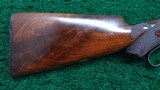 FANTASTIC FACTORY ENGRAVED GOLD INLAID WINCHESTER MODEL 1886 LIGHT WEIGHT RIFLE - 22 of 24