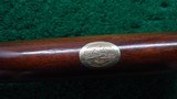 FANTASTIC FACTORY ENGRAVED GOLD INLAID WINCHESTER MODEL 1886 LIGHT WEIGHT RIFLE - 21 of 24
