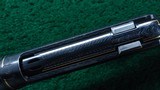 FANTASTIC FACTORY ENGRAVED GOLD INLAID WINCHESTER MODEL 1886 LIGHT WEIGHT RIFLE - 12 of 24