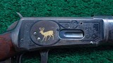 FACTORY ENGRAVED GOLD INLAID WINCHESTER MODEL 94 RIFLE - 9 of 25