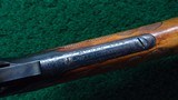 FACTORY ENGRAVED GOLD INLAID WINCHESTER MODEL 94 RIFLE - 10 of 25
