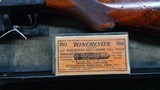 FACTORY ENGRAVED GOLD INLAID MODEL 07 CASED WINCHESTER RIFLE IN CALIBER 351 - 24 of 25