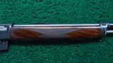 FACTORY ENGRAVED GOLD INLAID MODEL 07 CASED WINCHESTER RIFLE IN CALIBER 351 - 5 of 25
