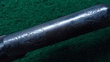 FACTORY ENGRAVED GOLD INLAID MODEL 07 CASED WINCHESTER RIFLE IN CALIBER 351 - 12 of 25