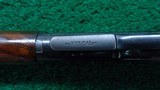 FACTORY ENGRAVED GOLD INLAID MODEL 07 CASED WINCHESTER RIFLE IN CALIBER 351 - 11 of 25