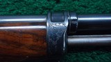 FACTORY ENGRAVED GOLD INLAID MODEL 07 CASED WINCHESTER RIFLE IN CALIBER 351 - 17 of 25