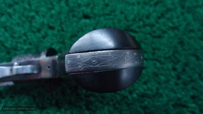 CASED ENGRAVED PINFIRE REVOLVER BY SCHOLBERG & GADET - Image 10 of 19