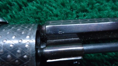 CASED ENGRAVED PINFIRE REVOLVER BY SCHOLBERG & GADET - Image 9 of 19