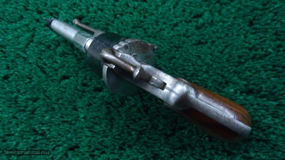 VERY FINE CASED ENGRAVED LEFUCHEAUX PINFIRE REVOLVER IN 32 CALIBER - Image 5 of 18