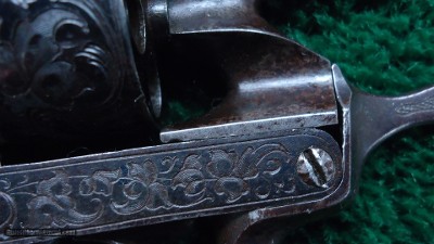 CASED ENGRAVED JAVELLE PINFIRE REVOLVER - Image 11 of 21