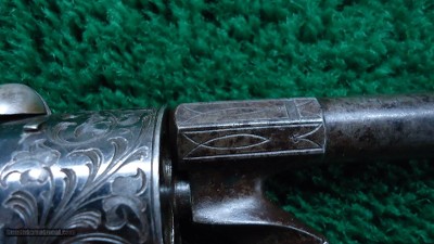 CASED ENGRAVED JAVELLE PINFIRE REVOLVER - Image 10 of 21