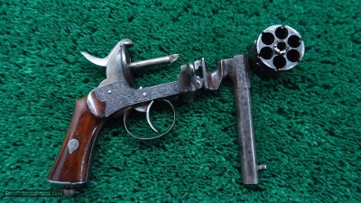 CASED ENGRAVED JAVELLE PINFIRE REVOLVER - Image 6 of 21