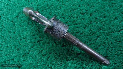 CASED ENGRAVED JAVELLE PINFIRE REVOLVER - Image 3 of 21