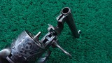 CASED ENGRAVED JAVELLE PINFIRE REVOLVER - 15 of 21