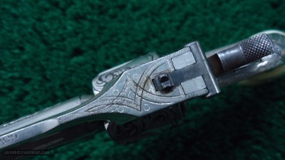 CASED ENGRAVED SMITH & WESSON MODEL No. 1-1/2 SINGLE ACTION TOP-BREAK REVOLVER - Image 11 of 21
