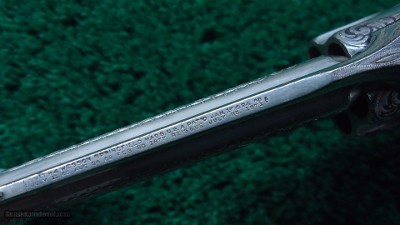 CASED ENGRAVED SMITH & WESSON MODEL No. 1-1/2 SINGLE ACTION TOP-BREAK REVOLVER - Image 10 of 21