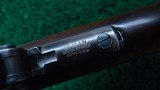 WINCHESTER 1890 THIRD MODEL PISTOL GRIP DELUXE SLIDE ACTION RIFLE IN 22 LONG - 10 of 22