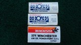**Sale Pending** 3 FULL BOXES OF BIG BORE 94 375 WINCHESTER CARTRIDGES - 1 of 6