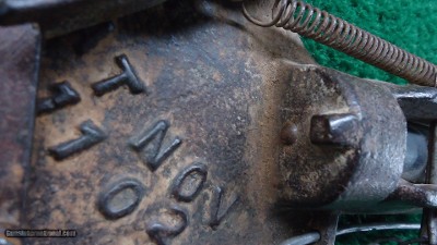 VERY INTERESTING CAST IRON TRAP GUN - Image 5 of 12