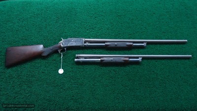 VERY RARE CASED MODEL 1898 MARLIN D GRADE SHOTGUN WITH GRADE 15 ENGRAVING AND GOLD INLAYS - Image 22 of 25