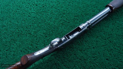 VERY RARE CASED MODEL 1898 MARLIN D GRADE SHOTGUN WITH GRADE 15 ENGRAVING AND GOLD INLAYS - Image 3 of 25