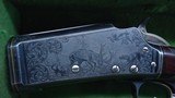 VERY RARE CASED MODEL 1898 MARLIN D GRADE SHOTGUN WITH GRADE 15 ENGRAVING AND GOLD INLAYS - 23 of 25