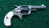 VERY FINE CASED COLT NEW LINE FACTORY ENGRAVED REVOLVER IN CALIBER 22 - 2 of 16
