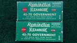 *Sale Pending* - 2 FULL BOXES OF REMINGTON KLEANBORE 45-70 GOVT. AMMO - 1 of 8