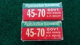 *Sale Pending* - 2 FULL BOXES OF REMINGTON KLEANBORE 45-70 GOVT. AMMO - 5 of 8