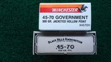 *Sale Pending* - 38 ROUNDS OF WINCHESTER & BLACK HILLS 45-70 GOVT. AMMO - 5 of 8
