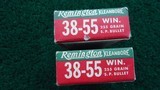 *Sale Pending* - 2 FULL BOXES OF REMINGTON KLEANBORE 38-55 WIN AMMO - 5 of 8