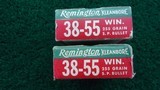 *Sale Pending* - 2 FULL BOXES OF REMINGTON KLEANBORE 38-55 WIN AMMO - 3 of 8