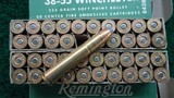 2 FULL BOXES OF REMINGTON KLEANBORE 38-55 WIN AMMO - 8 of 8