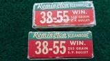 **Sale Pending** 14 ROUNDS AND 20 BRASS CASES OF REMINGTON KLEANBORE 38-55 WIN AMMO - 5 of 8