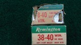 *Sale Pending* - 2 FULL BOXES OF REMINGTON 38-40 WIN AMMO - 5 of 8