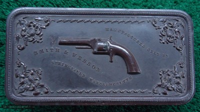 EXHIBITION GRADE ENGRAVED SMITH & WESSON No. 1 SECOND ISSUE 22 CALIBER REVOLVER WITH GOLD - Image 15 of 15