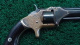 EXHIBITION GRADE ENGRAVED SMITH & WESSON No. 1 SECOND ISSUE 22 CALIBER REVOLVER WITH GOLD - 7 of 15