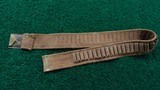 *Sale Pending* - VINTAGE ANSON MILLS AMMO CARTRIDGE BELT WITH STAR BRASS BUCKLE - 4 of 6