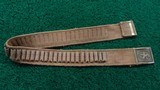 *Sale Pending* - VINTAGE ANSON MILLS AMMO CARTRIDGE BELT WITH STAR BRASS BUCKLE - 3 of 6