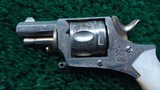 VERY SMALL BELGIAN MADE FOLDING TRIGGER 22 REVOLVER - 6 of 13