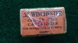 VINTAGE WINCHESTER 38 WCF GREEN BOX OF CARTRIDGES - 3 of 8