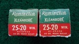 *Sale Pending* - 2 BOXES OF REMINGTON KLEANBORE 25-20 WIN AMMO - 3 of 8