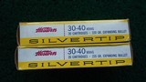 *Sale Pending* - 2 FULL BOXES OF WESTERN SUPER-X 30-40 KRAG SILVER TIP AMMO - 6 of 8