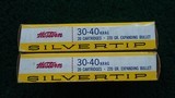 *Sale Pending* - 2 FULL BOXES OF WESTERN SUPER-X 30-40 KRAG SILVER TIP AMMO - 3 of 8