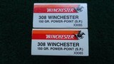 36 ROUNDS OF WINCHESTER SUPER-X 308 WIN AMMO - 1 of 8