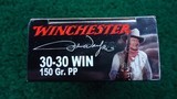 *Sale Pending* - WINCHESTER 30-30 WIN RIFLE AMMUNITION (100 YEARS OF JOHN WAYNE COMMEMORATIVE EDITION) - 2 of 10