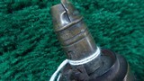 **Sale Pending** - UNMARKED PLAIN PATTERN GUNPOWDER FLASK - 5 of 5
