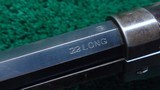 WINCHESTER 1890 THIRD MODEL PISTOL GRIP DELUXE SLIDE ACTION RIFLE IN 22 LONG - 6 of 22